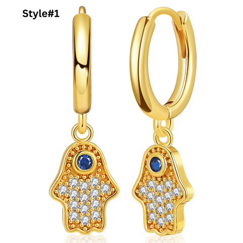 18K Gold Plated Anti-Tarnish Earrings.