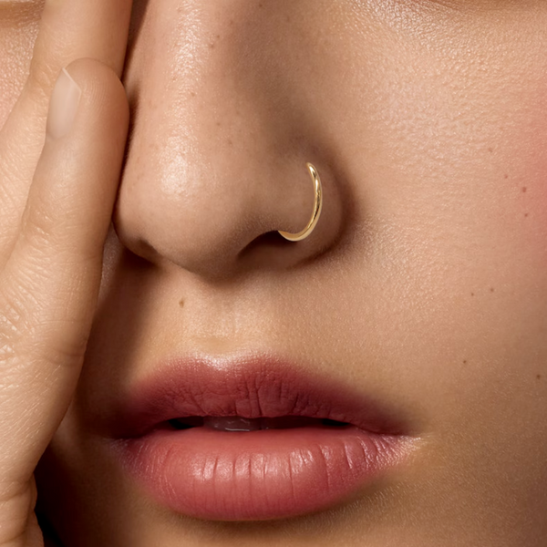 Stainless Steel Fake Clip on Nose Ring No piercing needed.
