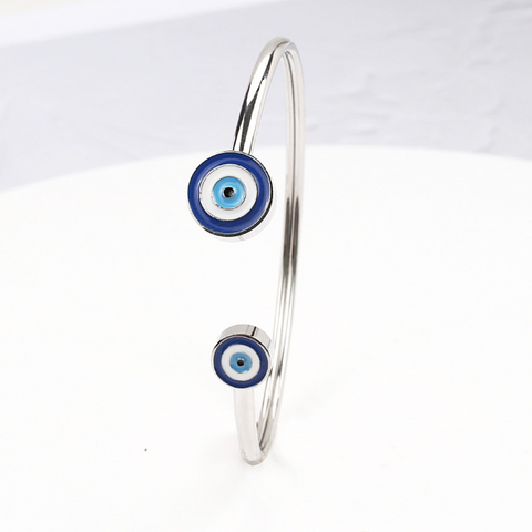Evil Eye One Size Stainless Steel Daily Wear Bracelet