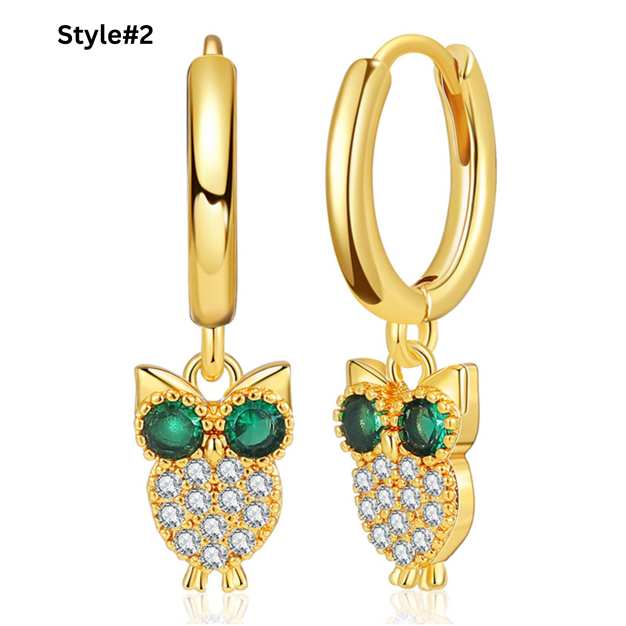 18K Gold Plated Anti-Tarnish Earrings.