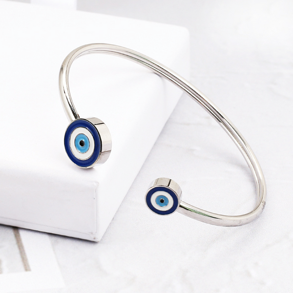 Evil Eye One Size Stainless Steel Daily Wear Bracelet