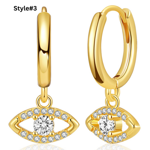 18K Gold Plated Anti-Tarnish Earrings.