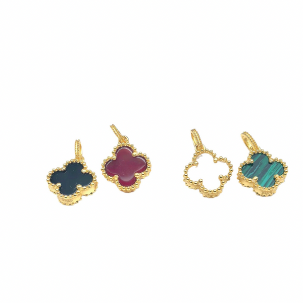 Sterling Silver Gold Filled Clover Pendant