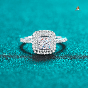 S925 Sterling Silver Engagement Promise Ring.