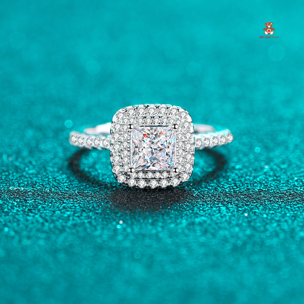 S925 Sterling Silver Engagement Promise Ring.