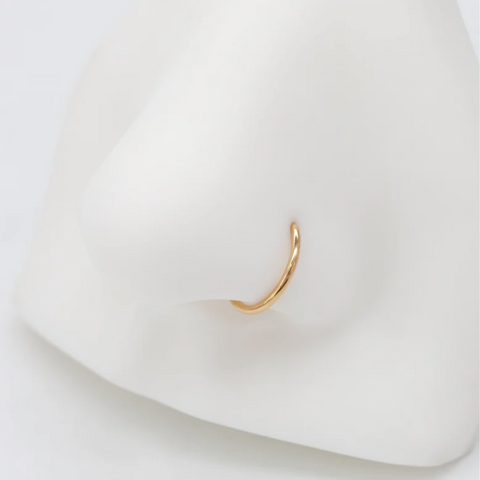Stainless Steel Fake Clip on Nose Ring No piercing needed.
