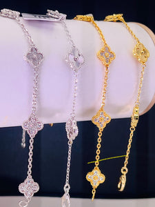 18k Gold Plated MINI VCA Style Bracelet
