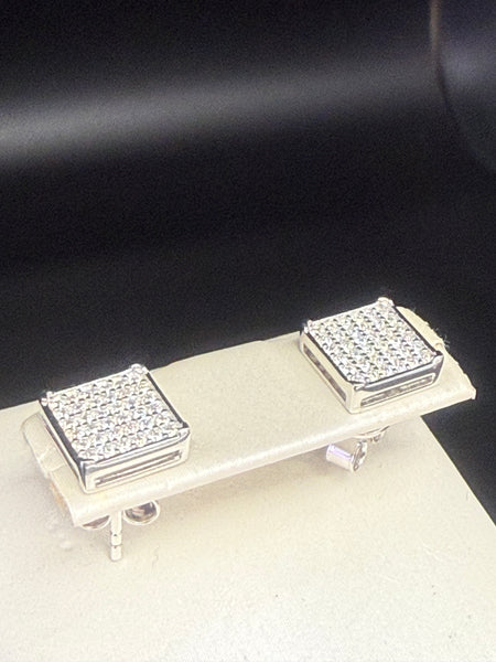 Moissanite Diamond Studs Earring. Pass Diamond Test