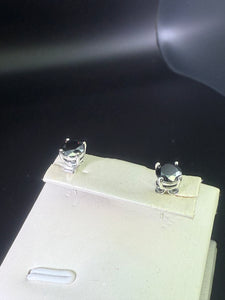 Half Carat 0.5 Moissanite Diamond Studs Earring. Pass Diamond Test