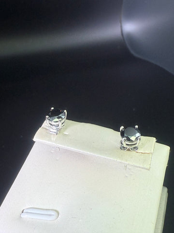 Half Carat 0.5 Moissanite Diamond Studs Earring. Pass Diamond Test