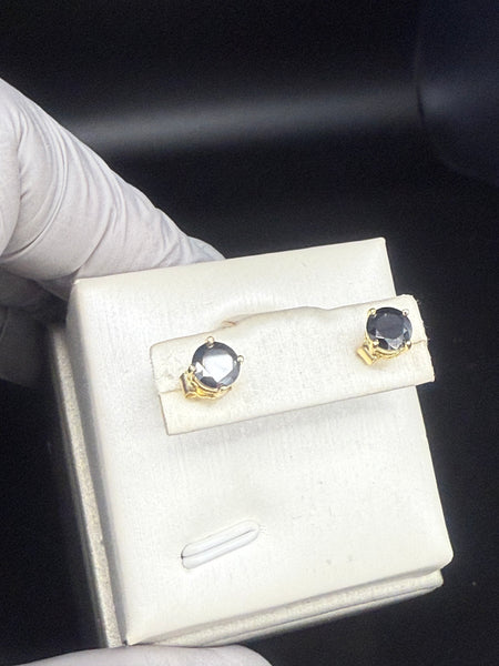 Half Carat 0.5 Moissanite Diamond Studs Earring. Pass Diamond Test