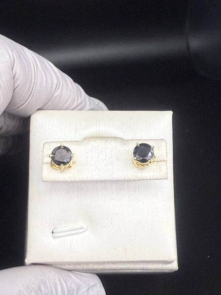 Half Carat 0.5 Moissanite Diamond Studs Earring. Pass Diamond Test