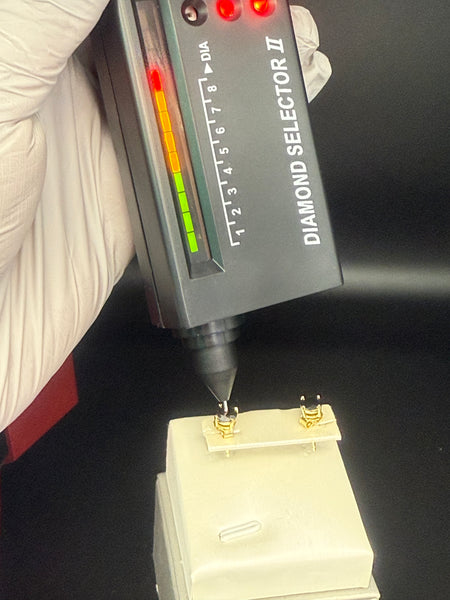 Half Carat 0.5 Moissanite Diamond Studs Earring. Pass Diamond Test