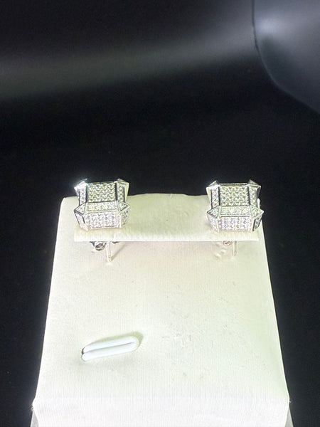Iced 0.05 Moissanite Diamond Studs Earring. Pass Diamond Test