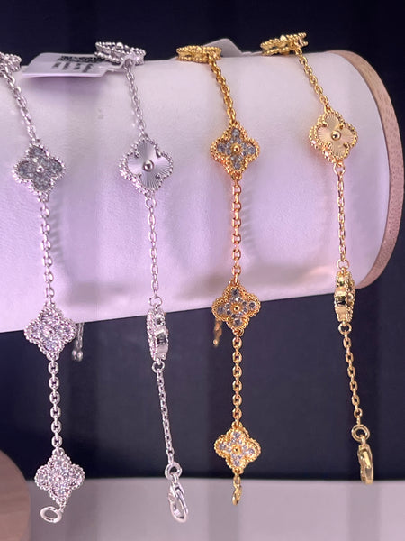 18k Gold Plated MINI VCA Style Bracelet