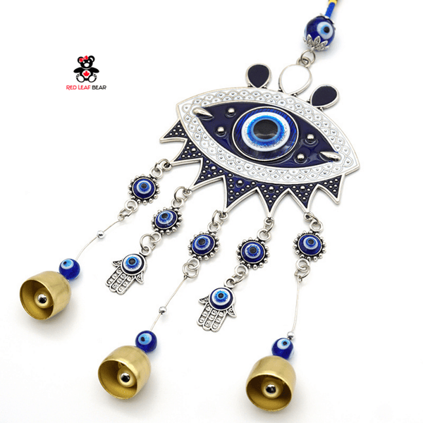 Red Leaf Bear - FREE Shipping Over $75 - Something for Everyone Evil Eye Blue Evil Eye Chimes Amulet Evil Eye Wall Decor