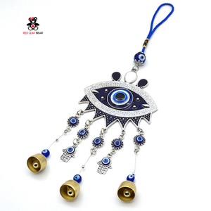 Red Leaf Bear - FREE Shipping Over $75 - Something for Everyone Evil Eye Blue Evil Eye Chimes Amulet Evil Eye Wall Decor