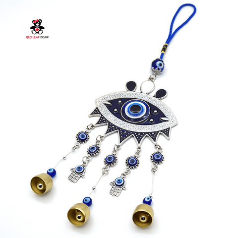 Red Leaf Bear - FREE Shipping Over $75 - Something for Everyone Evil Eye Blue Evil Eye Chimes Amulet Evil Eye Wall Decor