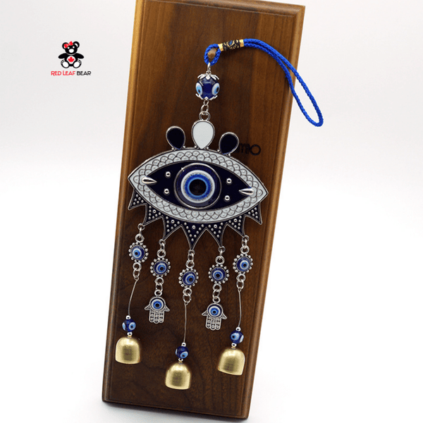 Red Leaf Bear - FREE Shipping Over $75 - Something for Everyone Evil Eye Blue Evil Eye Chimes Amulet Evil Eye Wall Decor