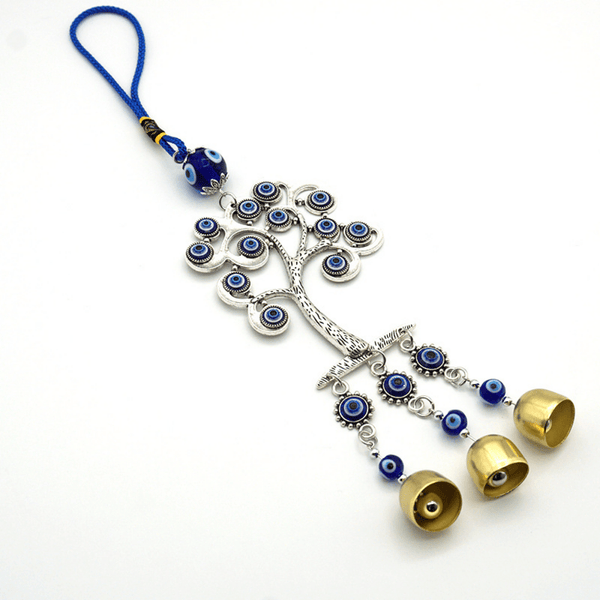 Red Leaf Bear - FREE Shipping Over $75 - Something for Everyone evil eye Evil Eye Hanging Family Tree Blue Evil Eye Amulet Home Wall Decoration for Protection (Wind Chimes)