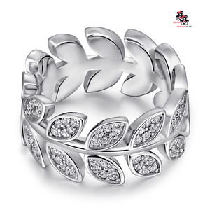 Red Leaf Bear - FREE Shipping Over $75 - Something for Everyone Sterling Silver Leaf Ring.