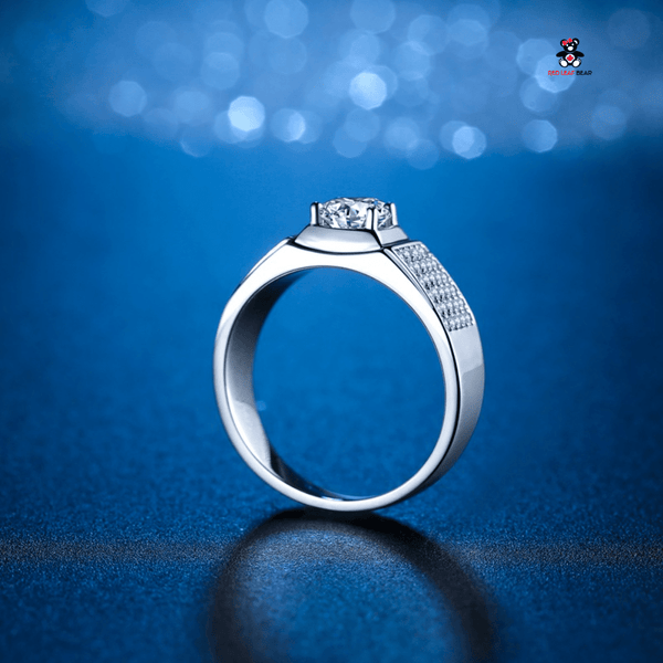 Red Leaf Bear - FREE Shipping Over $75 - Something for Everyone Sterling Silver Men Wedding Engagement Ring.