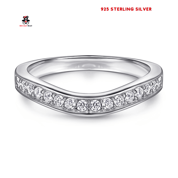 Red Leaf Bear - FREE Shipping Over $75 - Something for Everyone Sterling Silver Wedding Ring Set