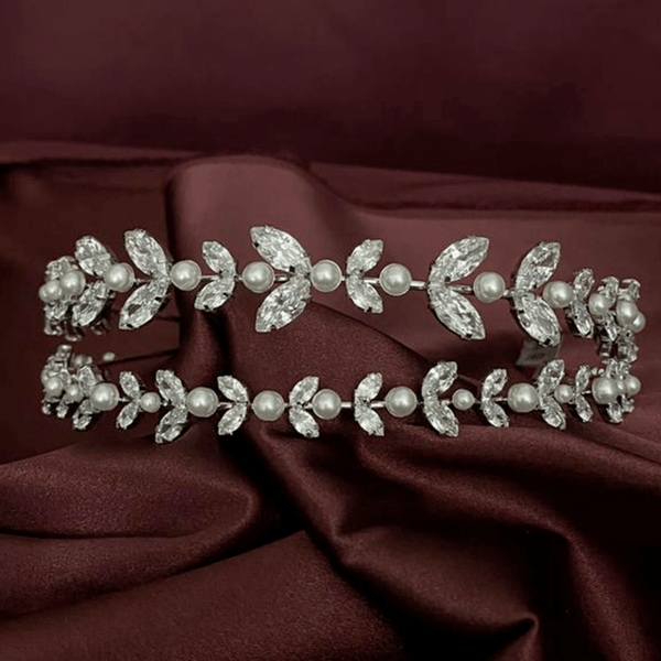 Red Leaf Bear - FREE Shipping Over $99 - Something for Everyone Bridal Hair band Pearl Rhinestone Stunning hair band.