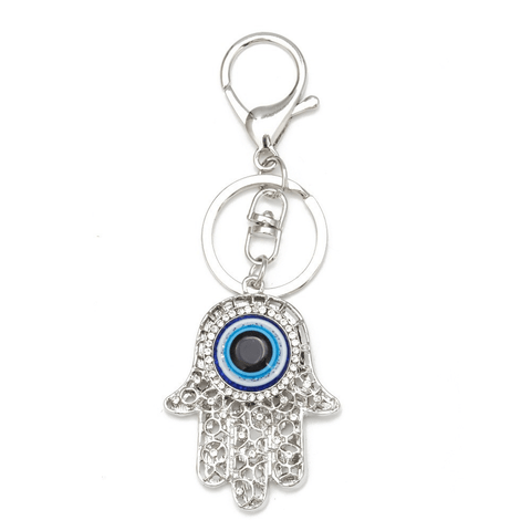 Red Leaf Bear - FREE Shipping Over $99 - Something for Everyone Evil Eye Evil Eye Hamsa RhineStone Lucky Charm KeyChain