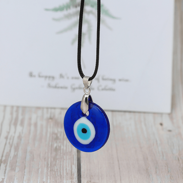 Red Leaf Bear - FREE Shipping Over $99 - Something for Everyone Evil Eye LARGE EVIL EYE Necklace Pendant Boho Indie Trendy Evil Eye Necklace Statement Evil Eye Protection.