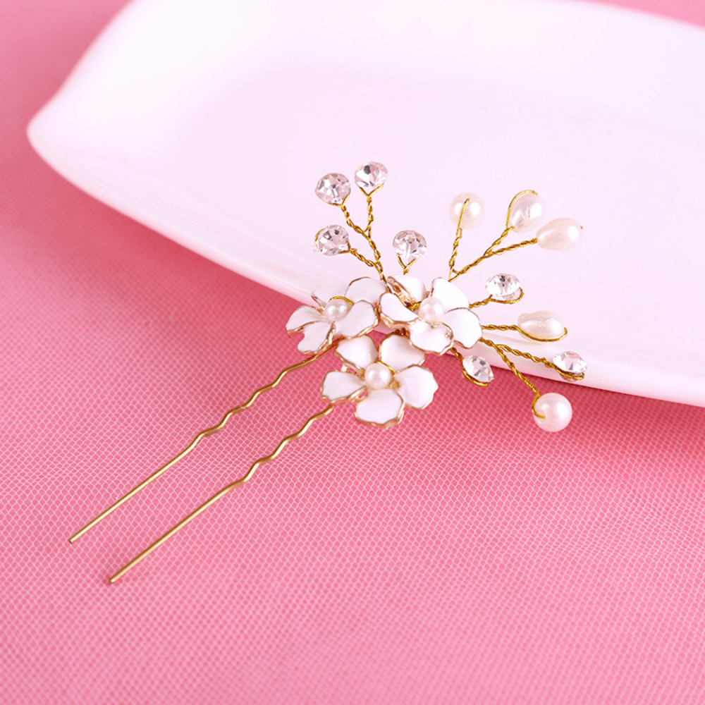 Red Leaf Bear - FREE Shipping Over $99 - Something for Everyone Gold Plated Metal Bridal Hair Pin.