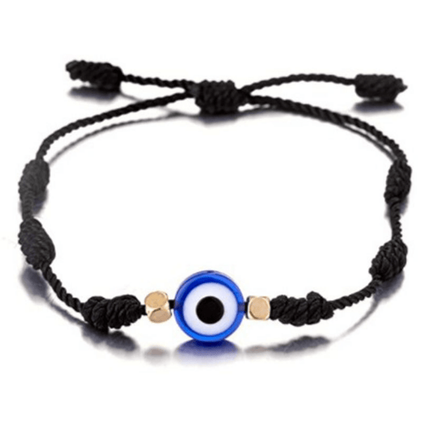 Red Leaf Bear - FREE Shipping - Something for Everyone Anklet Seven Knot with Bead Evil Eye Protection Adjustable Woven Handmade Bracelet