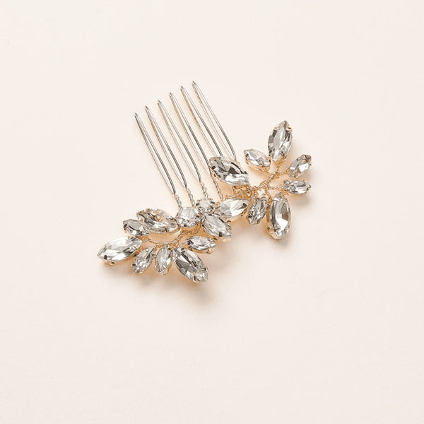 Red Leaf Bear - FREE Shipping - Something for Everyone Apparel & Accessories Crystal Bridal Hair Clip, Floral Crystal Wedding Hair Clip.