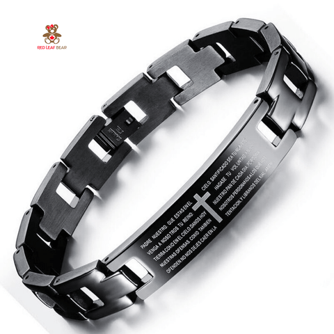 Red Leaf Bear - FREE Shipping - Something for Everyone Bracelet Stainless Steel Cross Bracelet.