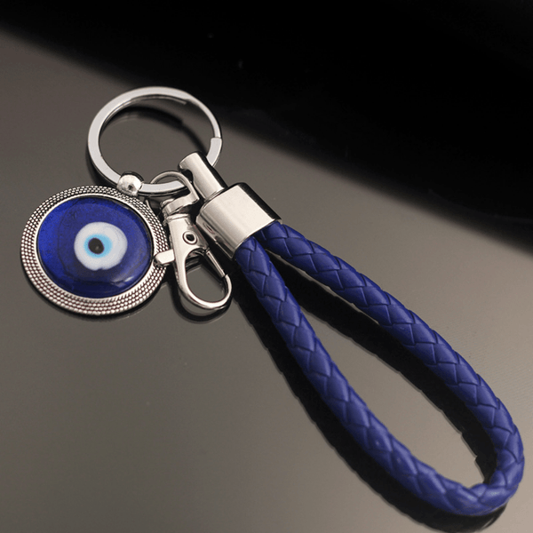 Red Leaf Bear - FREE Shipping - Something for Everyone Evil Eye Evil Eye Leather Blue Keychain