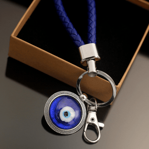 Red Leaf Bear - FREE Shipping - Something for Everyone Evil Eye Evil Eye Leather Blue Keychain
