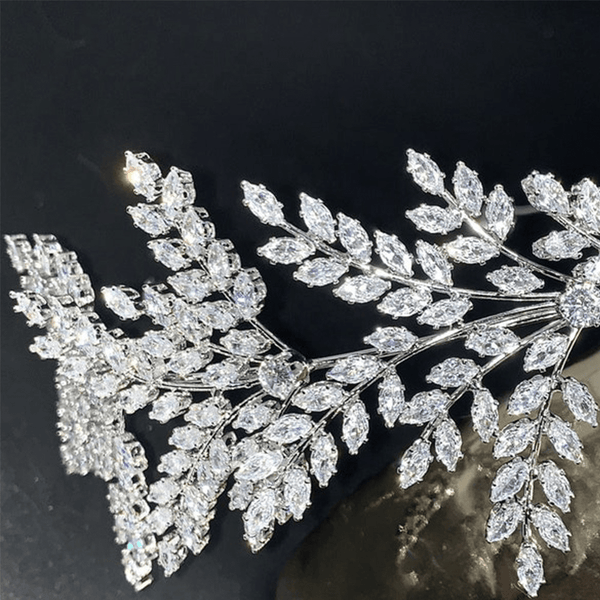 Red Leaf Bear - FREE Shipping - Something for Everyone Rhinestone Tiara with Cubic Zirconia, Wedding Crown, Bridal Tiara,Tiara Headband, Bridal Headpiece, Bridal Hair Accessories