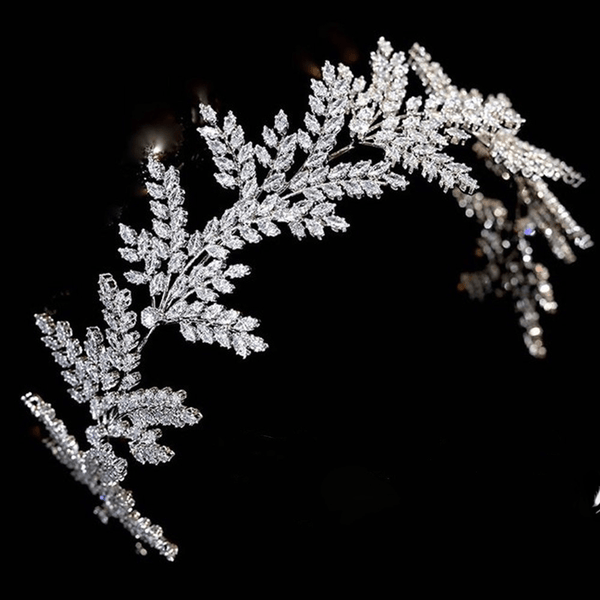 Red Leaf Bear - FREE Shipping - Something for Everyone Rhinestone Tiara with Cubic Zirconia, Wedding Crown, Bridal Tiara,Tiara Headband, Bridal Headpiece, Bridal Hair Accessories