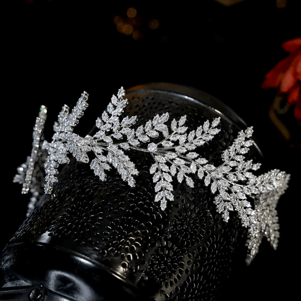 Red Leaf Bear - FREE Shipping - Something for Everyone Rhinestone Tiara with Cubic Zirconia, Wedding Crown, Bridal Tiara,Tiara Headband, Bridal Headpiece, Bridal Hair Accessories
