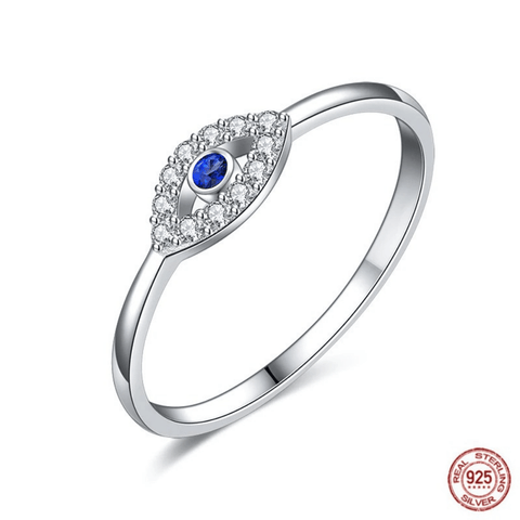 Red Leaf Bear - FREE Shipping - Something for Everyone Ring Sterling Silver Evil Eye Ring