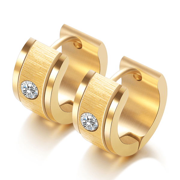 Red Leaf Bear - FREE Shipping - Something for Everyone Silver / Gold Huggie Hoop Earrings Set | Mini Cartilage Earrings Hypoallergenic Small Huggie Hoop for Women Mens 10mm