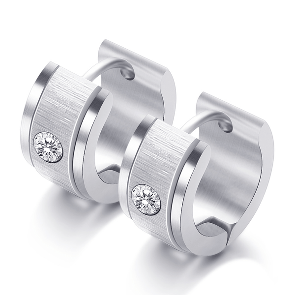 Red Leaf Bear - FREE Shipping - Something for Everyone Silver with Diamond Silver / Gold Huggie Hoop Earrings Set | Mini Cartilage Earrings Hypoallergenic Small Huggie Hoop for Women Mens 10mm